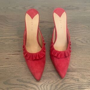 Leith, Red Perry Mule, Size 10